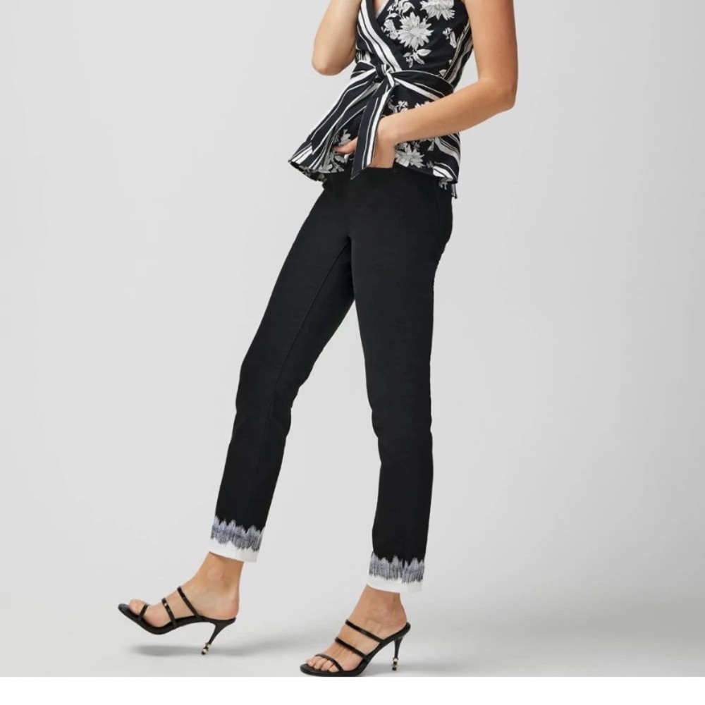 NWOT White House Black Market Cropped jeans